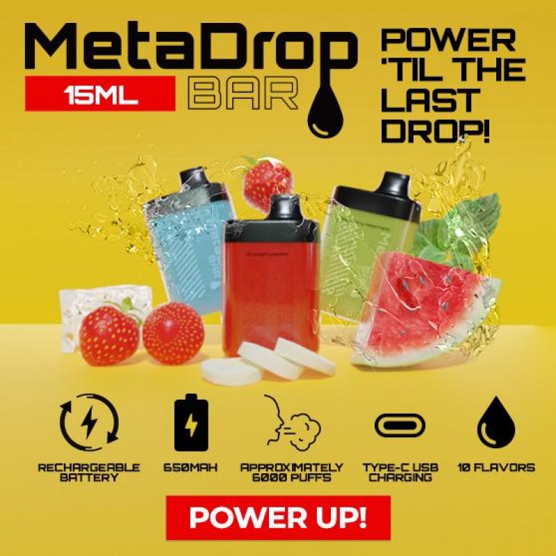 Meta Drop Bar Disposable 5, meta drop rechargeable